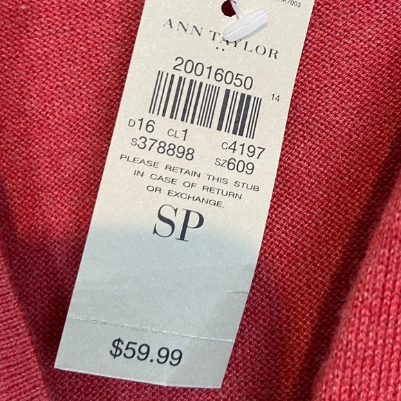 NWT Ann Taylor Petite Button-Front Cardigan – Size SP - Picture 4 of 6